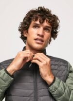 negro lavado chaqueta acolchada Pepe Jeans 06X4837 hombres - Imagen 3