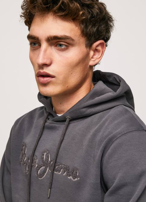 negro_lavado_sudadera_con_capucha_de_algodon_pepe_jeans_06x4875_hombres.jpg negro lavado sudadera con capucha de algodón Pepe Jeans 06X4875 hombres - Imagen 1