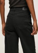 negro pantalones acampanados de algodón Pepe Jeans 06X4313 mujer - Imagen 4