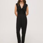 negro peto largo con detalles anudados Pepe Jeans 06X4157 mujer
