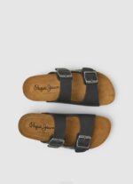 negro sandalias anatómicas doble kansas Pepe Jeans 06X41548 chico - Imagen 2