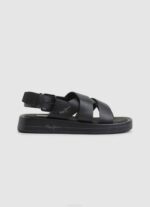 negro sandalias de cuña de verano Pepe Jeans 06X4651 mujer