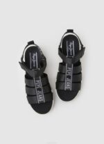 negro sandalias de punto venus trek Pepe Jeans 06X4686 mujer - Imagen 2