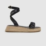 negro sandalias kate con cuña trenzada Pepe Jeans 06X4676 mujer