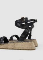 negro sandalias kate con cuña trenzada Pepe Jeans 06X4676 mujer - Imagen 4
