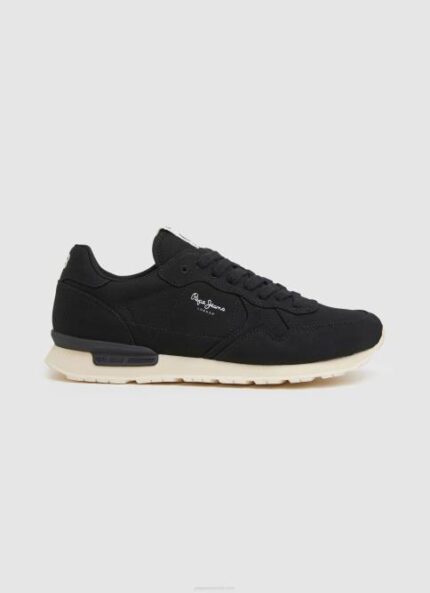 negro zapatillas brit man eco retro Pepe Jeans 06X41234 hombres
