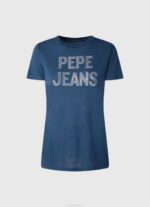 océano playera con logo estampado Pepe Jeans 06X4443 mujer - Imagen 5