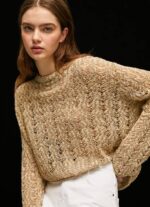 piedra cárdigan corto de punto calado Pepe Jeans 06X4233 mujer