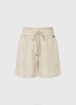 piedra pantalones cortos de lino con bolsa de papel Pepe Jeans 06X4490 mujer - Imagen 3