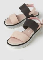 rosa malva sandalias con plataforma alexa rouse Pepe Jeans 06X41338 chica - Imagen 3