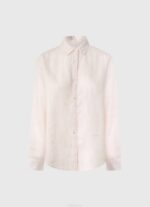 Rosa suave camisa regular fit con estampado de rayas Pepe Jeans 06X4332 mujer - Imagen 5