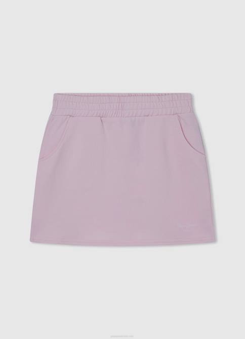 rosa_suave_minifalda_con_cintura_elastica_pepe_jeans_06x41393_chica.jpg Rosa suave minifalda con cintura elástica Pepe Jeans 06X41393 chica - Imagen 1