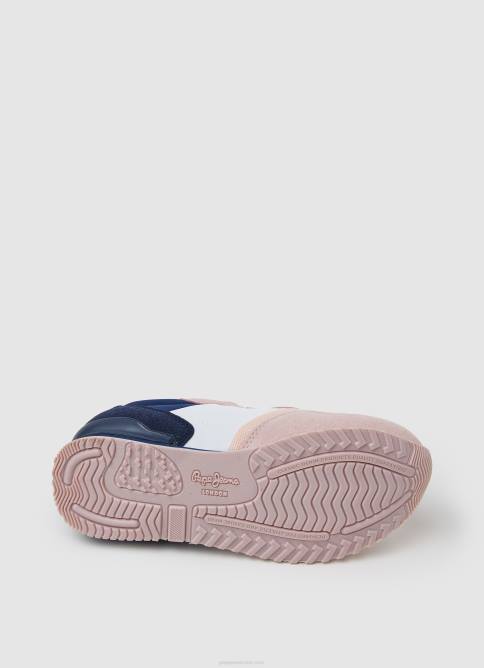 Rosa suave zapatillas deportivas básicas london Pepe Jeans 06X41318 chica - Imagen 5