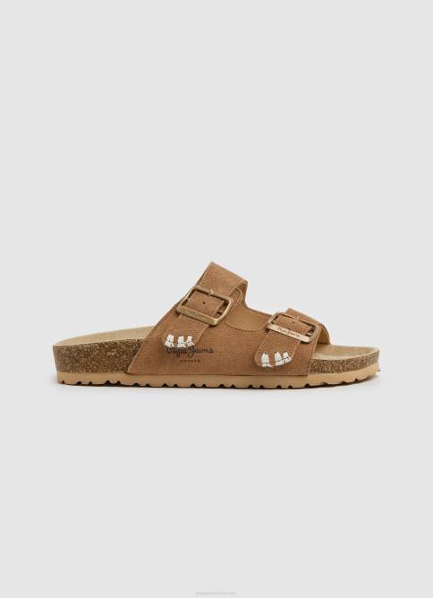 tabaco_sandalias_oban_etnicas_de_piel_pepe_jeans_06x4673_mujer.jpg tabaco sandalias oban etnicas de piel Pepe Jeans 06X4673 mujer - Imagen 1