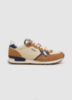 tabaco zapatillas brit combinadas Pepe Jeans 06X41179 hombres - Imagen 2