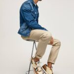 tabaco zapatillas brit combinadas Pepe Jeans 06X41179 hombres