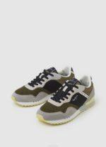verde caqui tenis combinados london one Pepe Jeans 06X41223 hombres - Imagen 3