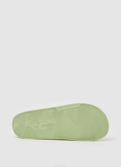 verde fresco chanclas de playa con logo deslizante Pepe Jeans 06X4688 mujer - Imagen 5